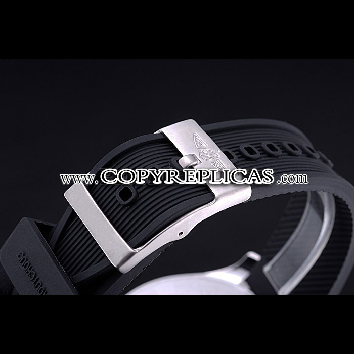 Breitling Professional Chronospace Black Dial Rubber Bracelet BL5663 - Photo-4