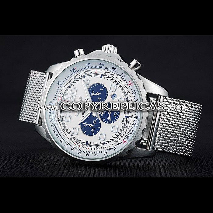 Breitling Navitimer Stainless Steel Strap Beige Dial BL5677 - Photo-3