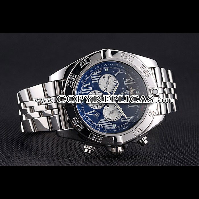 Breitling Chronomat Certifie Black Dial Stainless Steel Bracelet BL5713 - Photo-2
