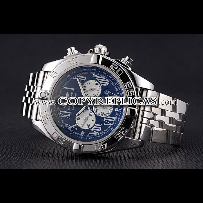 Breitling Chronomat Certifie Black Dial Stainless Steel Bracelet BL5713 - Photo-3