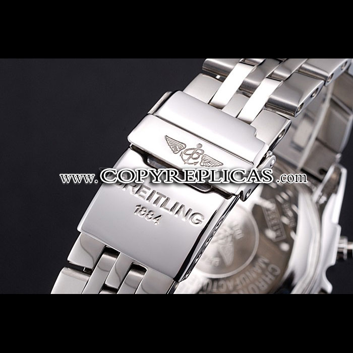 Breitling Chronomat Certifie Black Dial Stainless Steel Bracelet BL5713 - Photo-4