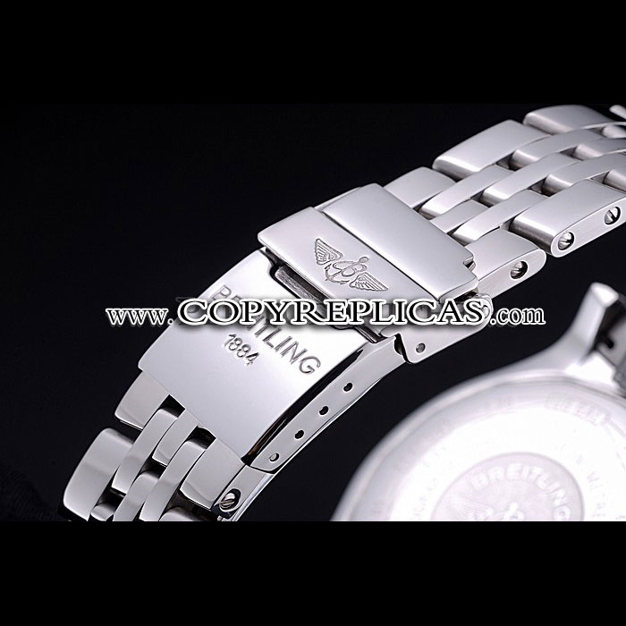 Breitling Chronomat Evolution Black Dial Stainless Steel Bracelet BL5716 - Photo-4