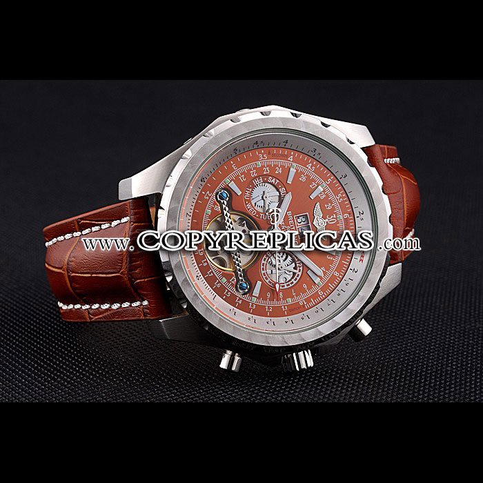 Breitling Bentley Mulliner Tourbillon Brown Dial Stainless Steel Case Brown Leather Strap BL5719 - Photo-3