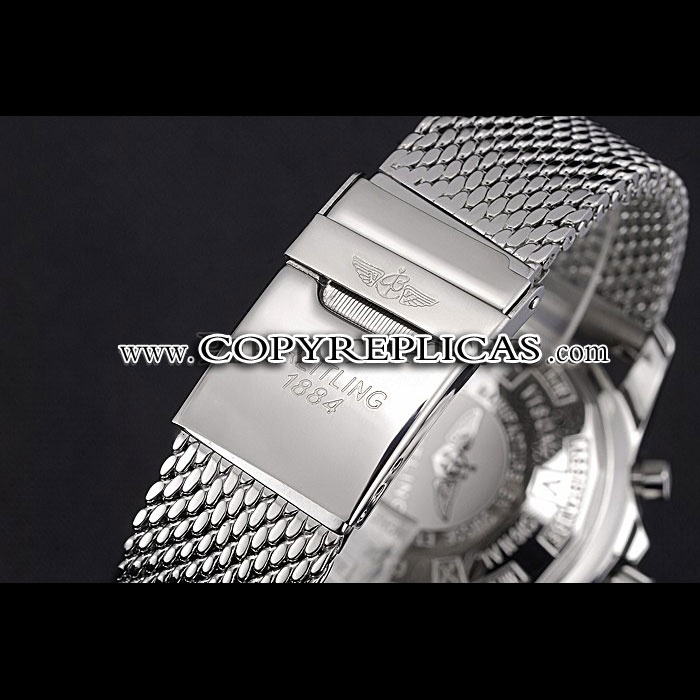 Swiss Breitling Professional Chronospace Black Dial Stainless Steel Case Bracelet BL5763 - Photo-4