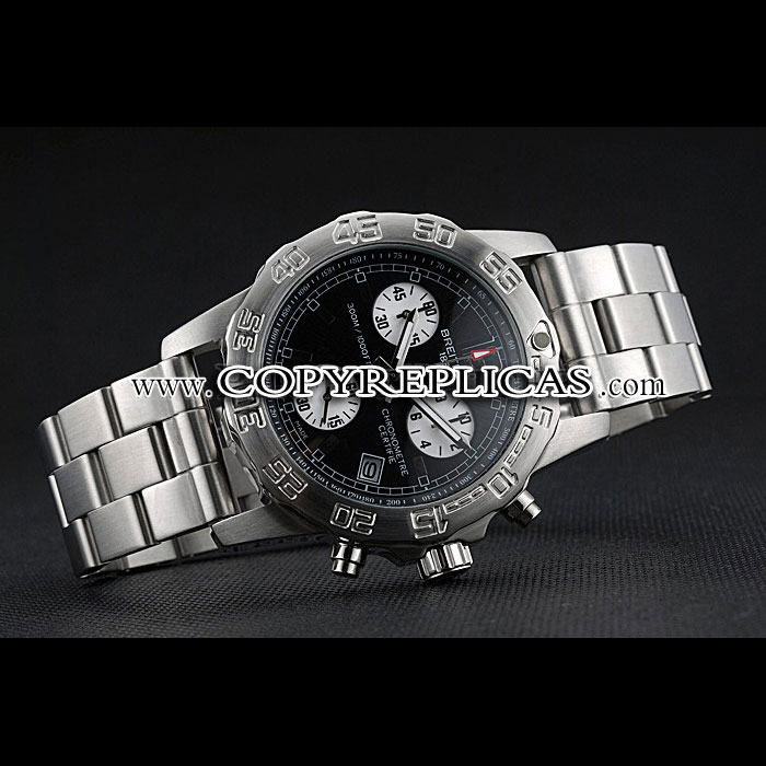 Breitling Colt Chronograph II Black Dial Stainless Steel Bracelet BL5769 - Photo-2