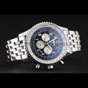 Breitling Navitimer Black Dial White Subdials Stainless Steel Case Bracelet BL5630 - thumb-3