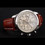 Breitling Transocean Beige Dial Brown Leather Strap Polished Stainless Steel Bezel BL5632 - thumb-2