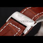 Breitling Transocean Beige Dial Brown Leather Strap Polished Stainless Steel Bezel BL5632 - thumb-4