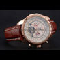 Breitling For Bentley Mulliner Tourbillon White Dial Rose Gold Case Brown Leather Strap BL5636 - thumb-2