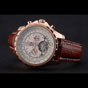 Breitling For Bentley Mulliner Tourbillon White Dial Rose Gold Case Brown Leather Strap BL5636 - thumb-3