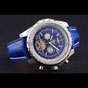 Breitling Bentley Mulliner Tourbillon Blue Dial Stainless Steel Case Blue Leather Strap BL5642 - thumb-2