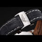 Swiss Breitling Navitimer Black Dial Stainless Stell Case Black Leather Strap BL5644 - thumb-4