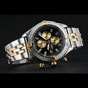 Breitling Chronomat Black Dial Stainless Steel Gold Bracelet BL5648 - thumb-2
