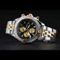 Breitling Chronomat Black Dial Stainless Steel Gold Bracelet BL5648 - thumb-3