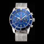 Breitling Superocean Heritage Chronographe 44 Blue Dial Bezel Steel Case Bracelet BL5657
