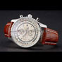 Breitling Navitimer World White Dial Brown Leather Bracelet BL5668 - thumb-2