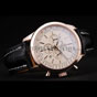 Breitling Transocean White Dial Black Leather Strap Rose Gold Bezel BL5669 - thumb-2