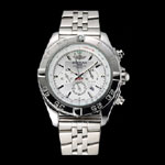 Breitling Chronomat White Dial Stainless Steel Case Bracelet BL5678
