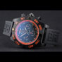 Swiss Breitling Chronomat 44 Raven Black Orange Dial Black Case Black Rubber Strap BL5700 - thumb-2