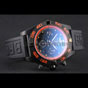 Swiss Breitling Chronomat 44 Raven Black Orange Dial Black Case Black Rubber Strap BL5700 - thumb-3