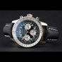 Swiss Breitling Navitimer Cosmonaute Black Dial Stainless Steel Case Black Leather Strap BL5707 - thumb-2