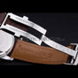 Breitling Transocean Chronograph White Dial Stainless Steel Case Brown Leather Bracelet BL5712 - thumb-4