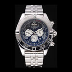 Breitling Chronomat Certifie Black Dial Stainless Steel Bracelet BL5713