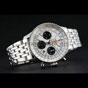 Swiss Breitling Navitimer White Dial Stainless Steel Bracelet BL5714 - thumb-2