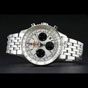 Swiss Breitling Navitimer White Dial Stainless Steel Bracelet BL5714 - thumb-3