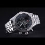 Breitling Chronomat Evolution Black Dial Stainless Steel Bracelet BL5716 - thumb-2