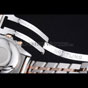 Breitling Chronomat White Dial Rose Gold Bezel Subdials Stainless Steel Two Tone Bracelet BL5721 - thumb-4