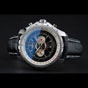 Breitling Bentley Chronograph Black Dial Black Leather Strap BL5728 - thumb-3