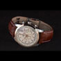 Breitling Transocean White Dial Light Brown Leather Strap Rose Gold Bezel BL5729 - thumb-3