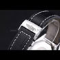 Breitling Chronomat 13 Stainless Steel Case Black Dial Black Leather Bracelet BL5731 - thumb-4