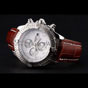Breitling Chronomat 13 Stainless Steel Case White Dial Arabic Numerals Brown Bracelet BL5732 - thumb-2