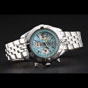 Breitling Chronomat Quartz Light Blue Dial Stainless Steel Case Bracelet BL5736 - thumb-3