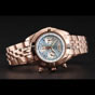 Breitling Chronomat Quartz Light Blue Dial Rose Gold Case Bracelet BL5739 - thumb-3