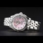 Breitling Colt Lady Pink Dial Diamond Hour Marks Stainless Steel Case Bracelet BL5741 - thumb-2