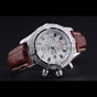 Breitling Chronomat Evolution White Dial Brown Leather Bracelet BL5761 - thumb-2