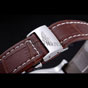 Breitling Chronomat Evolution White Dial Brown Leather Bracelet BL5761 - thumb-4