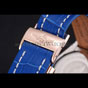 Breitling Chronomat Patrouille De France Blue Dial Stainless Steel Blue Leather Strap BL5764 - thumb-4