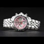 Breitling Chronomat Quartz Pink Dial Stainless Steel Case Bracelet BL5771 - thumb-2