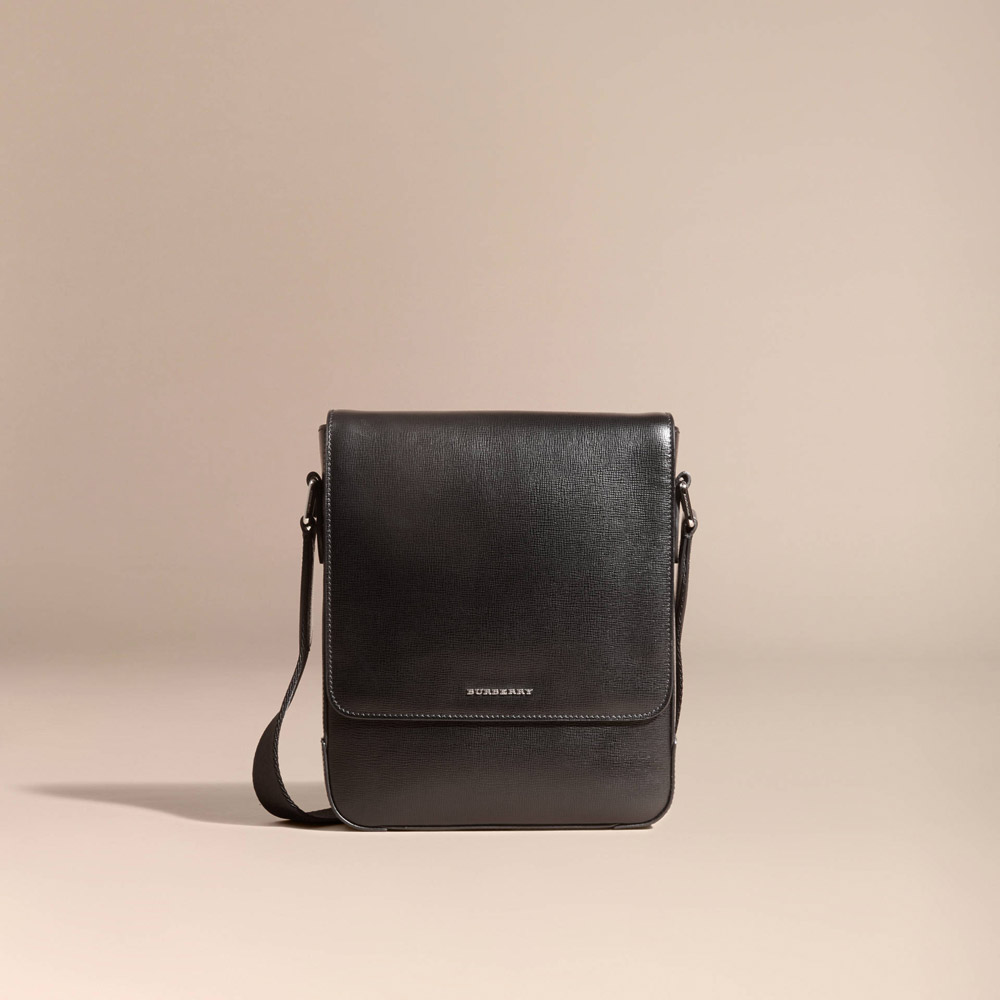Burberry London Leather Crossbody Bag Black 39994211