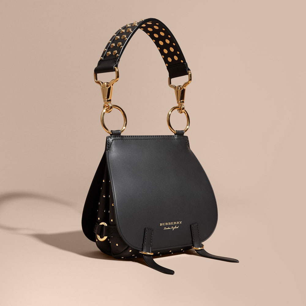 Burberry Bridle Bag in Leather and Rivets 40456791