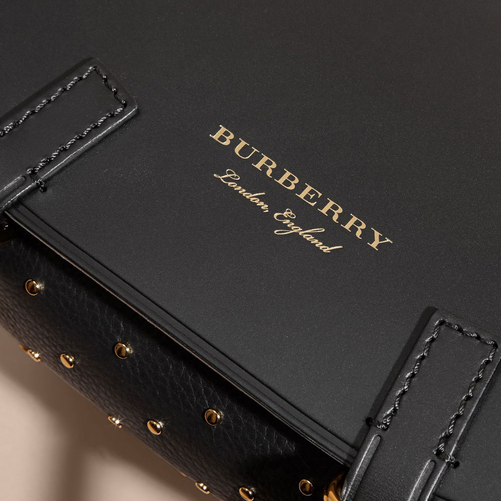 Burberry Bridle Bag in Leather and Rivets 40456791 - Photo-2