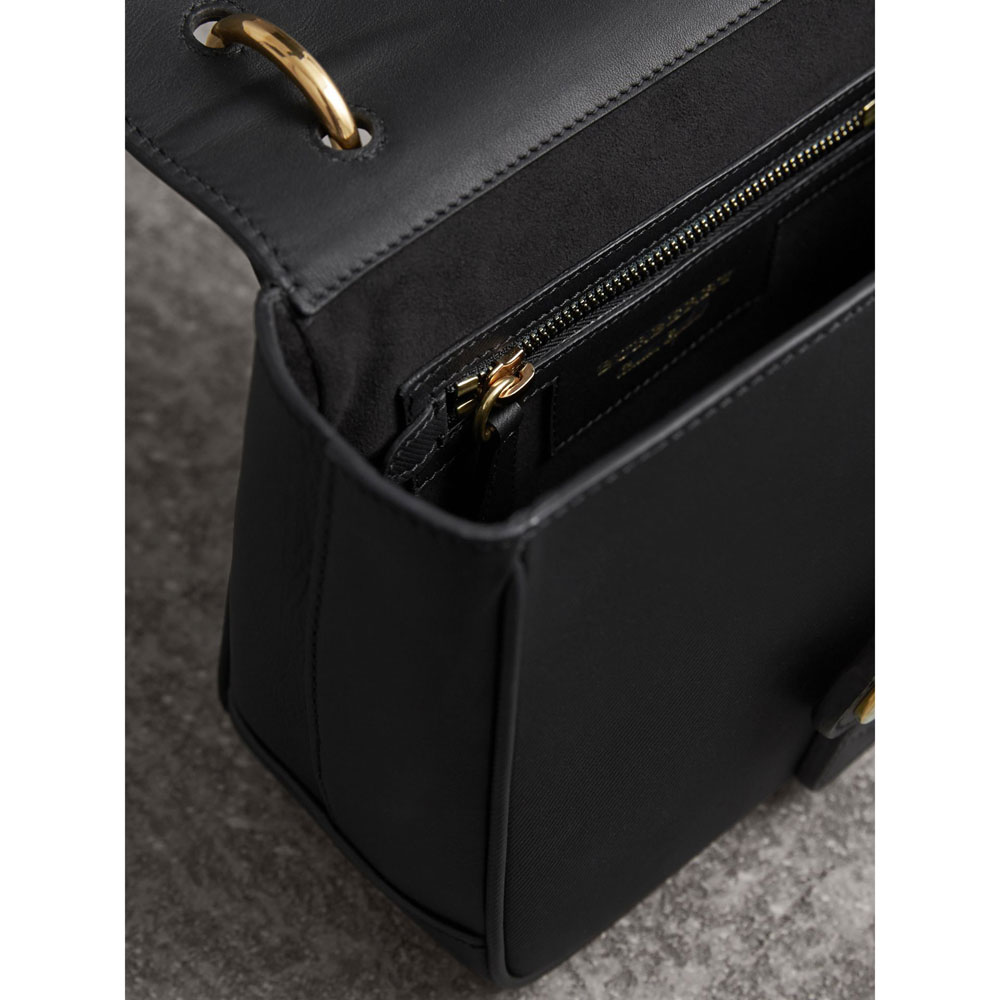 Burberry Small DK88 Top Handle Bag in Black 40549161 - Photo-4
