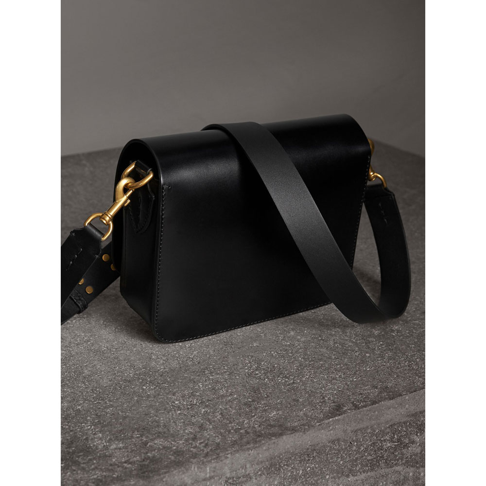 Burberry Square Satchel in Bridle Leather in Black 40694961 - Photo-2