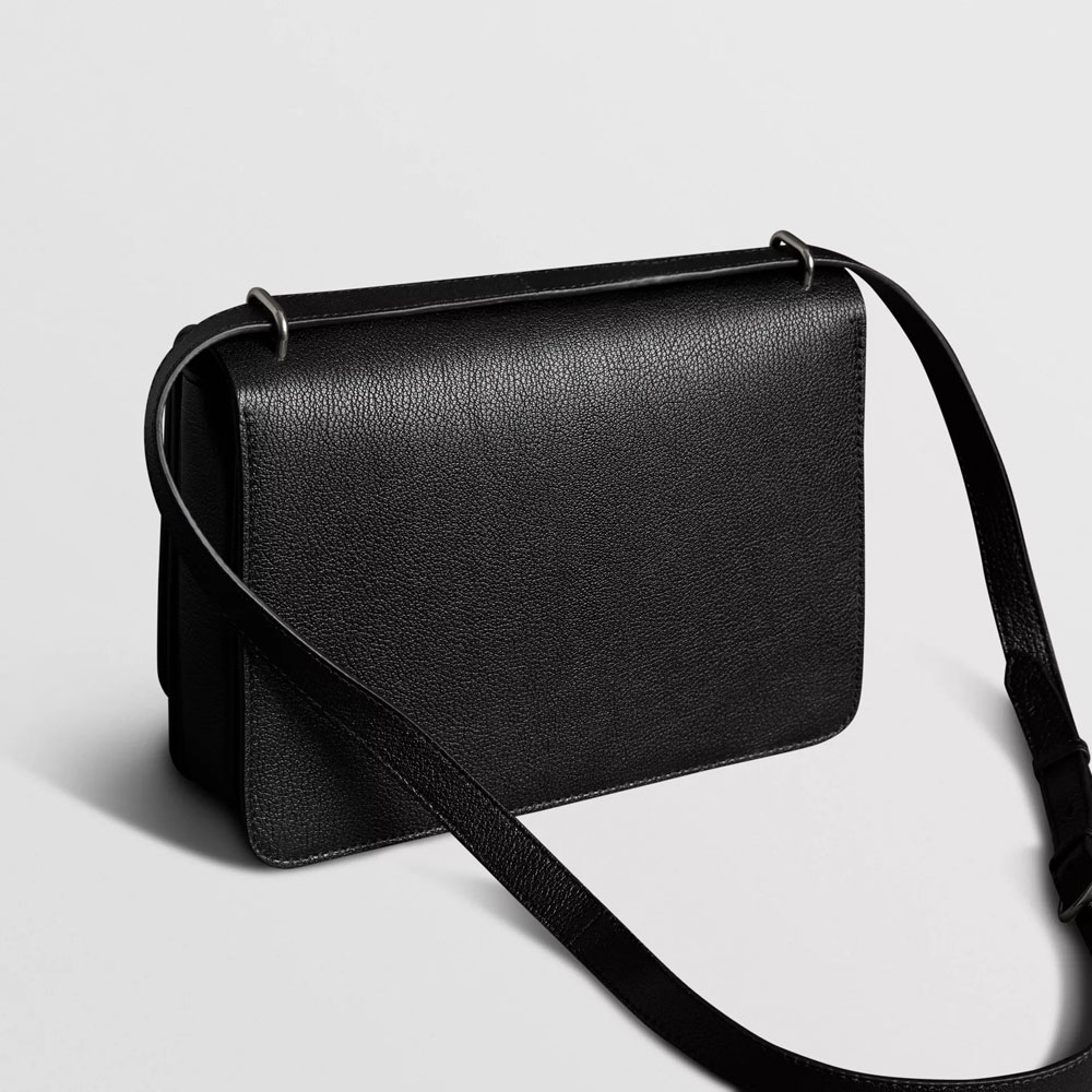 Burberry Medium Leather D-ring Bag in Black 40766431 - Photo-2