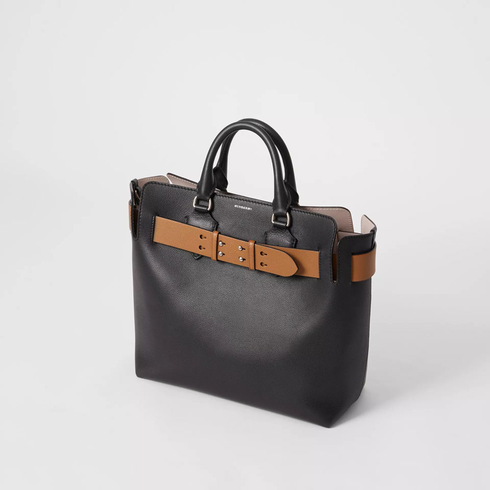 Burberry Medium Leather Belt Bag in Black 40785761 - Photo-2