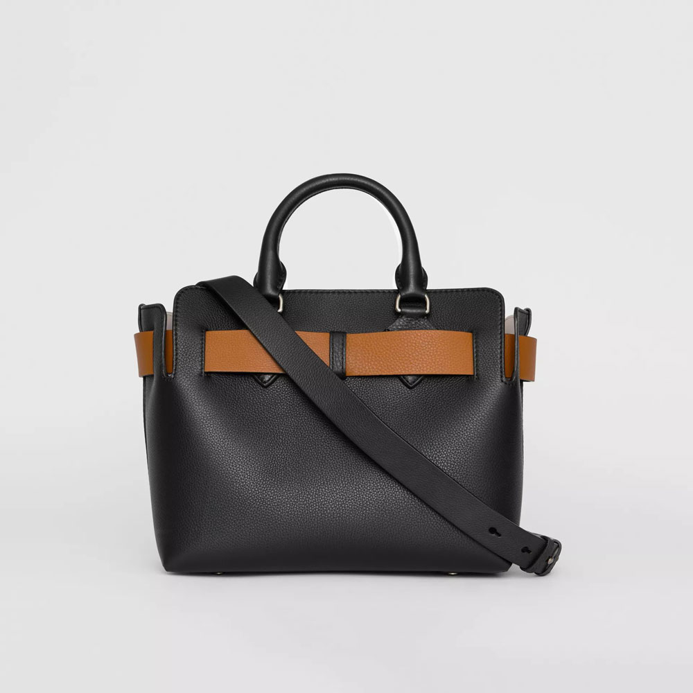 Burberry Medium Leather Belt Bag in Black 40785761 - Photo-4